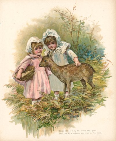 Drei kleine Rehe von English School